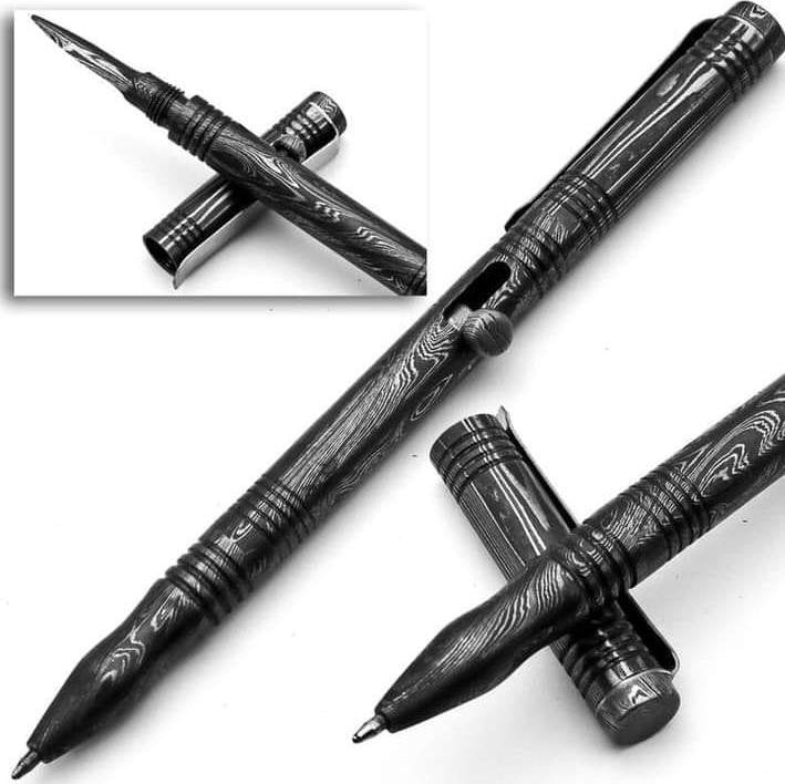 Custommade damascus steel Pen selling ball point