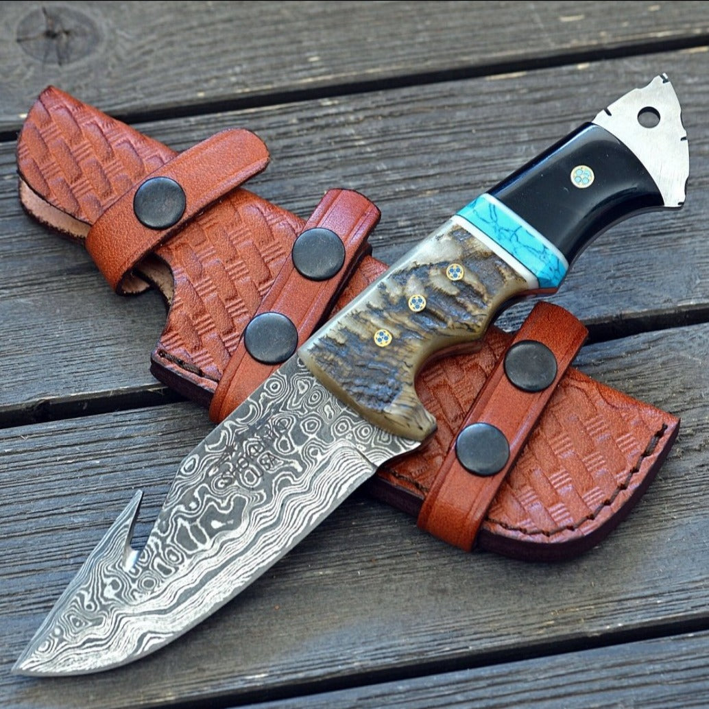 hunting knife Dellinger LANZEN VG-10 Damascus - Dellinger