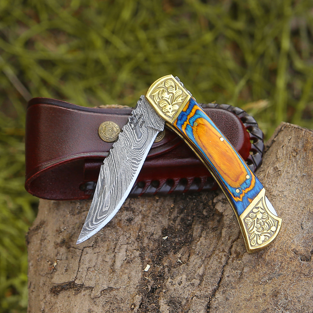 Cuchillo de caza Quicksilver con mango de palisandro exótico