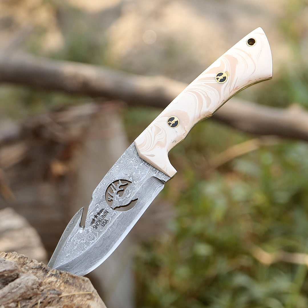 Breeze Tanto Knife with Horn & Bone Handle
