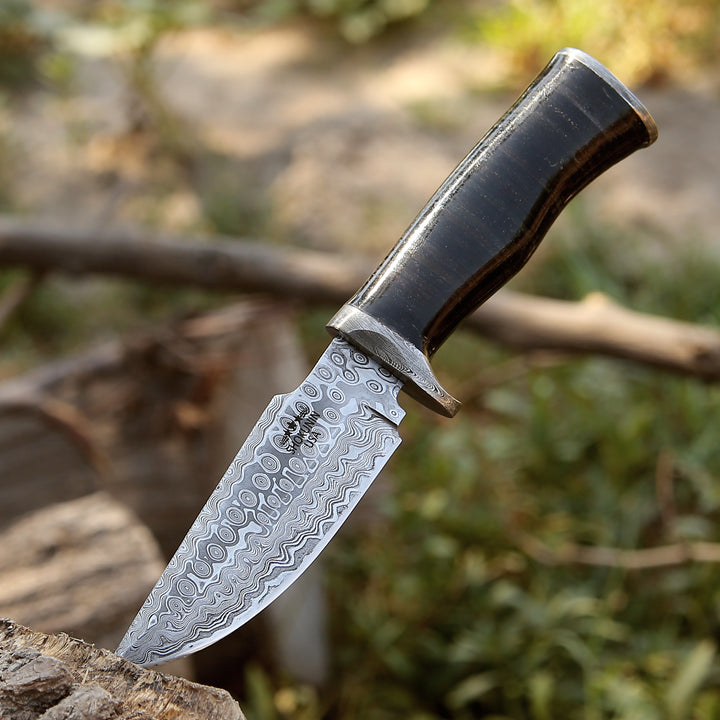 Dynasty Damascus Knife with Bone Handle