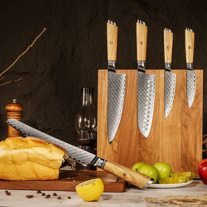 Knife Set - Jasmine Knife Set 5 Piece VG10 Damascus Steel Japanese Professional Chef knife Set. - Shokunin USA