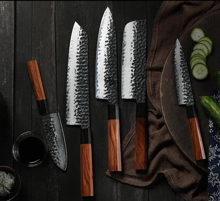 Chef Knife - RYUJIN Professional Japanese Chef Knives & Set with Rolling Sharper & Cutting Board - Shokunin USA