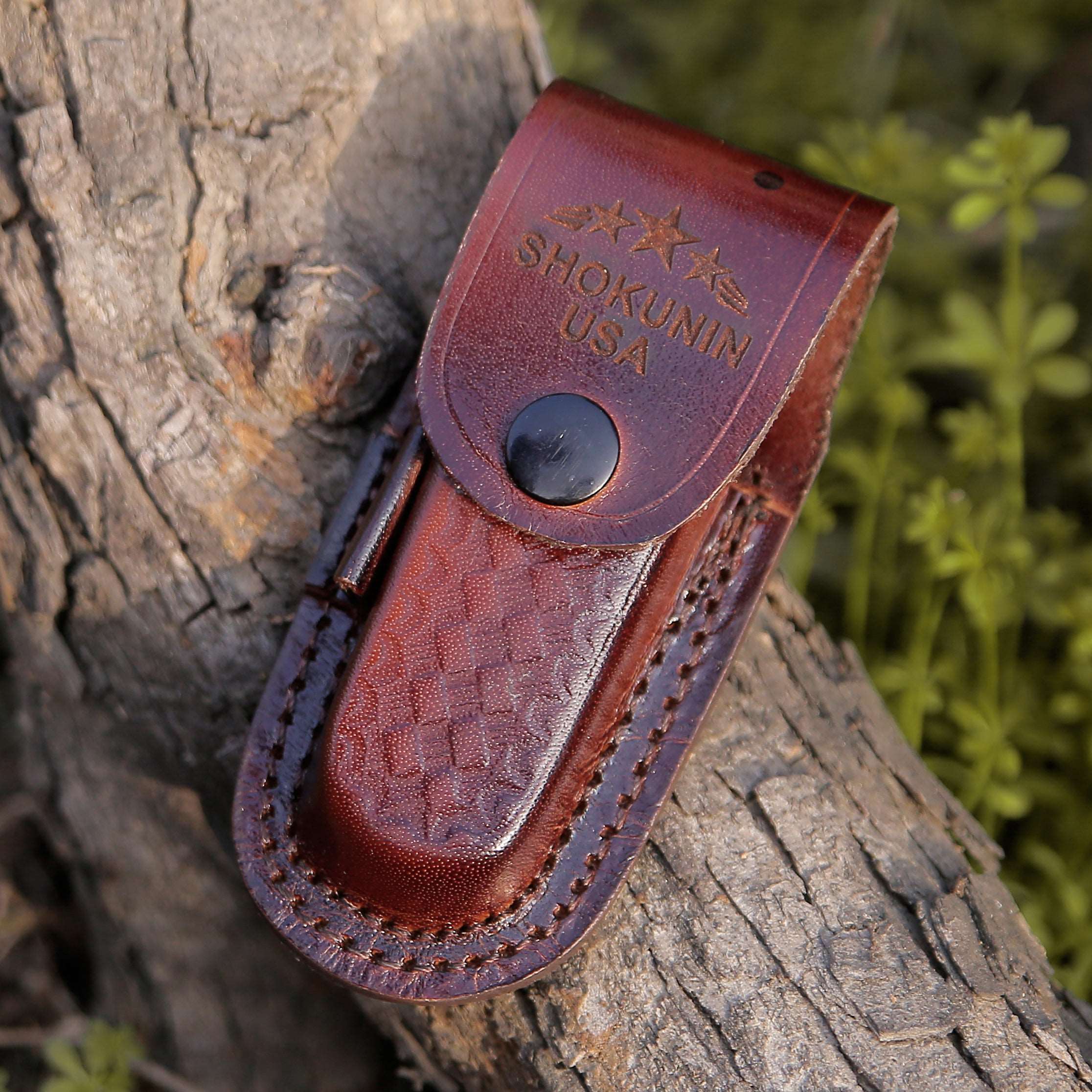 Pocket Folding Knife / Unique Handle / Free high quality Leather Scabbard / Best popular Gift Item /Mother's Day