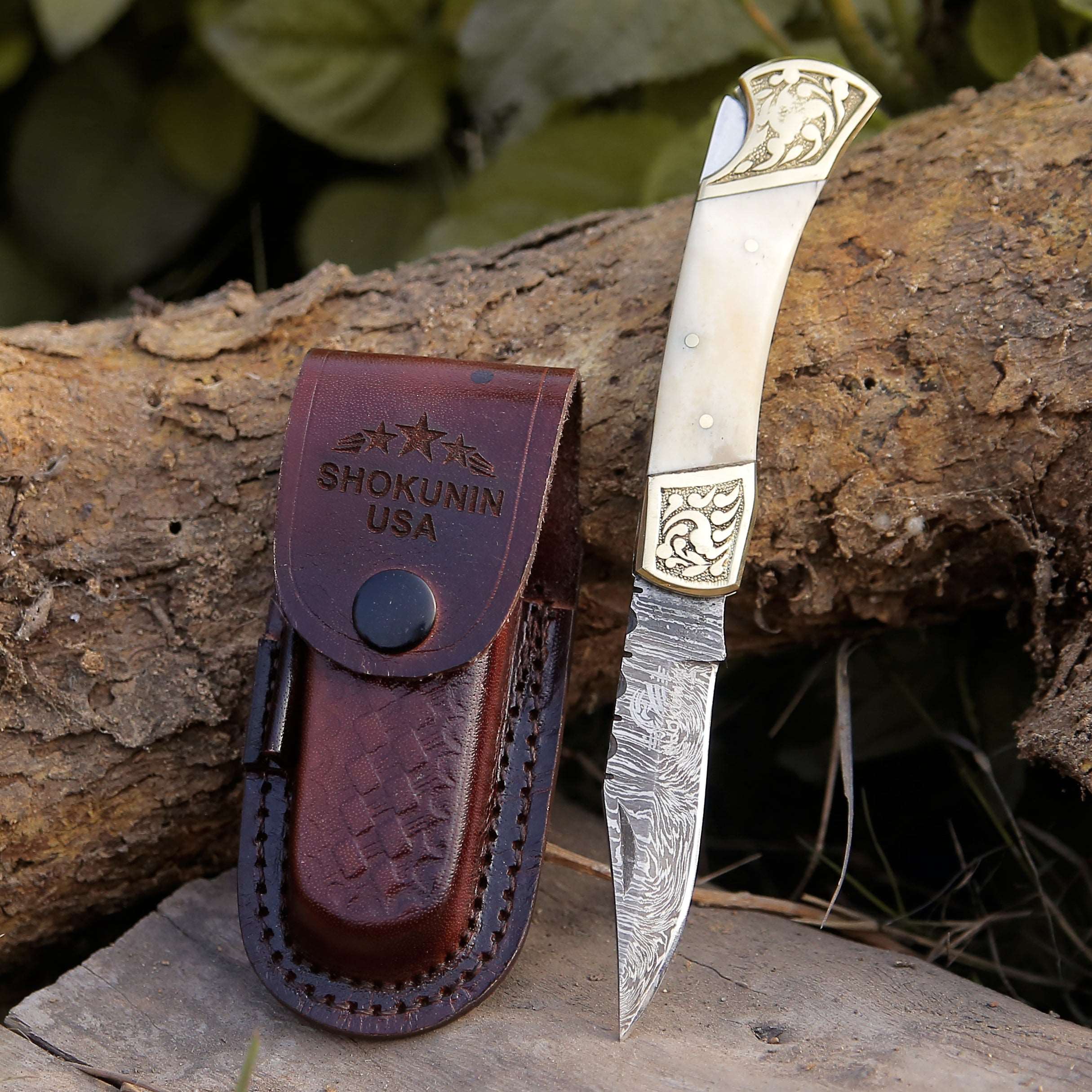 Damascus Steel Pocket Folding Knife , order Free Shipping , Best Gift Item , Mother's Day , Wedding Gift