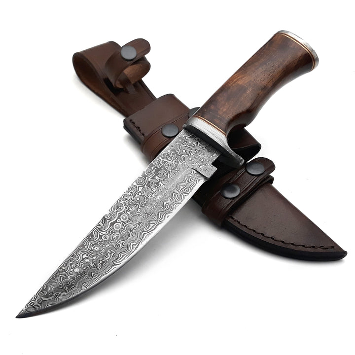 Crucifier Original Bowie Knife with Exotic Rosewood Handle