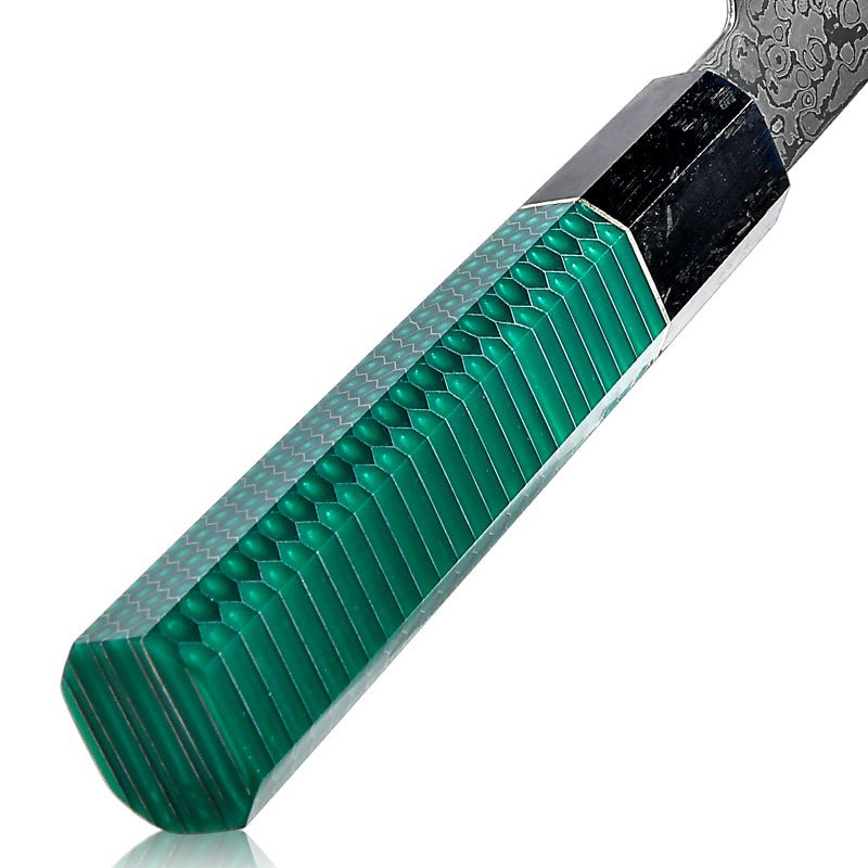 Chef knife - Kerie VG10 Chef Knife Damascus Petty Knife with Carbon Fiber & Aluminum Composite - Shokunin USA