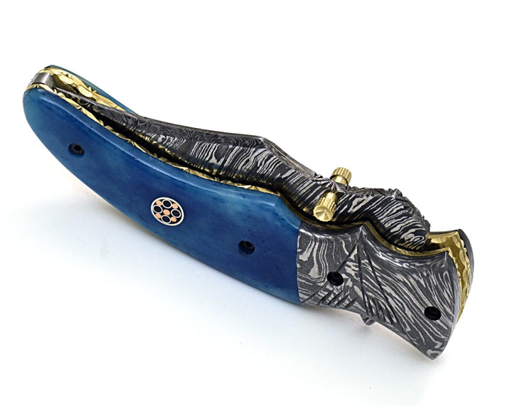 Utility Knife - Nebula Pocket Knife with Bone Handle - Shokunin USA