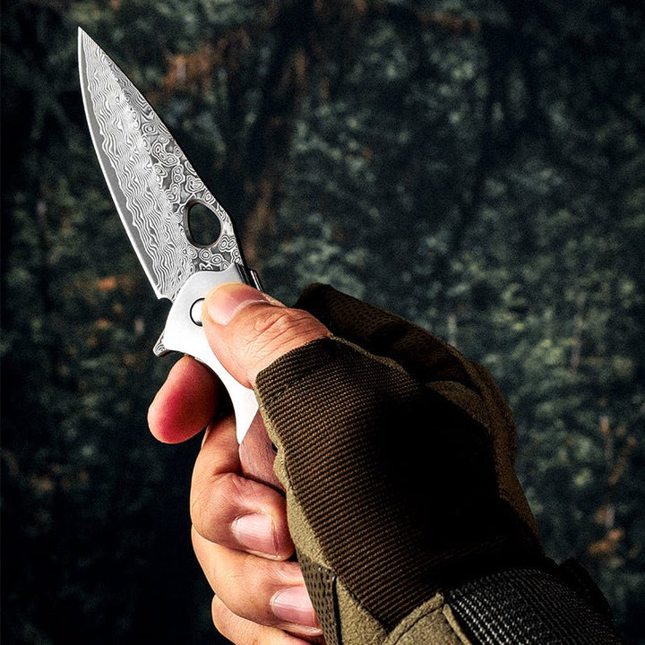 Multitool - Polar Pocket Knife with Exotic Sandal Wood Handle - Shokunin USA